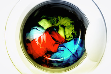 Image showing Clothes in laundry