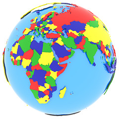 Image showing Eastern Hemisphere on Earth