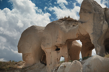 Image showing Weathered rocks in Cappadocia