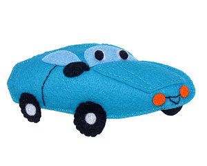 Image showing Blue car