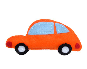 Image showing Orange car
