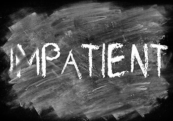 Image showing Patient or not impatient