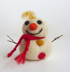 Image showing Funny snowman