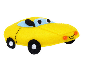 Image showing Yellow car