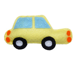 Image showing Yellow car