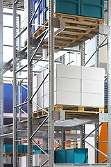 Image showing Storehouse racking