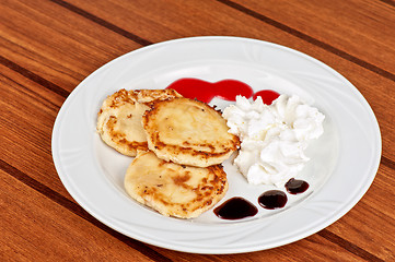 Image showing Cheese pancakes