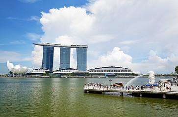 Image showing Singapore city skyline