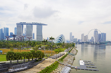 Image showing Singapore city skyline