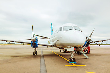 Image showing private plane at airport