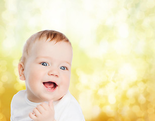 Image showing smiling little baby