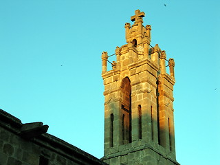 Image showing The bell tower of a church. Nicosia. Cyprus