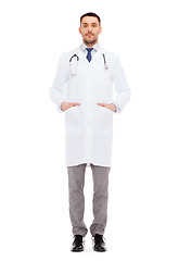 Image showing male doctor with stethoscope