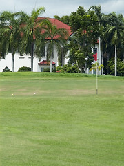 Image showing Luxury villa at golf course