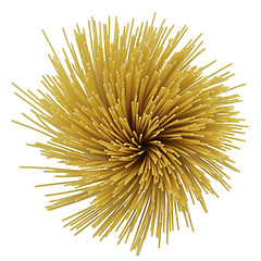 Image showing radial spaghetti