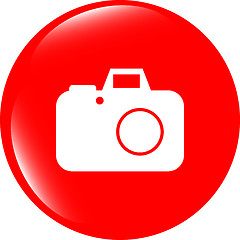 Image showing camera web icon isolated on white background