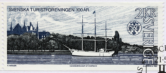 Image showing Sailing Ship Stamp