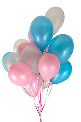 Image showing Balloons in strings