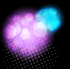 Image showing Background with glitter circles