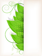 Image showing Abstract floral background