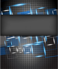 Image showing Background with squares