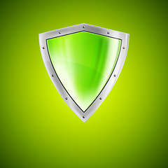 Image showing Green shield