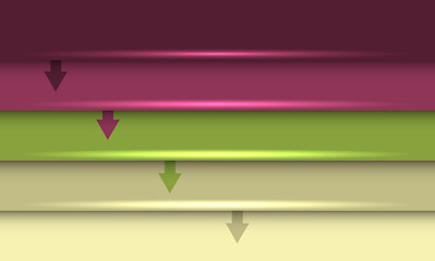 Image showing Striped background with arrows