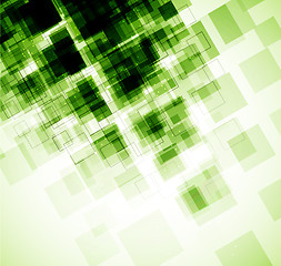 Image showing Background with green squares