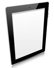 Image showing Tablet pc isolated on white