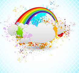 Image showing Rainbow design