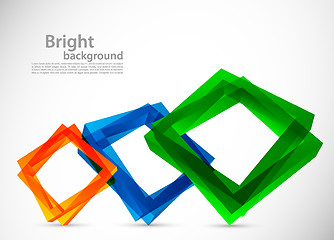 Image showing Background with bright squares