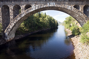 Image showing old stone bridge
