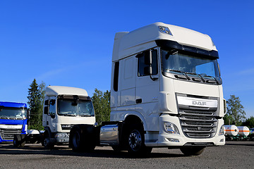 Image showing DAF XF Euro 6 Truck on a Yard