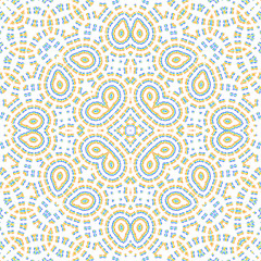 Image showing Abstract color pattern on white