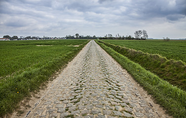 Image showing Cobbled Road