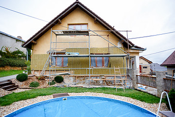 Image showing Construction or repair of the rural house