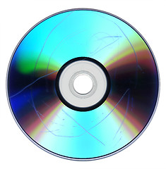 Image showing Dust and scratches on CD DVD