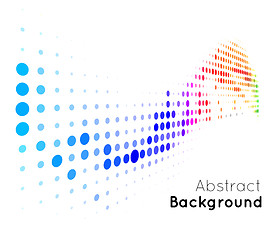 Image showing Abstract color vector background