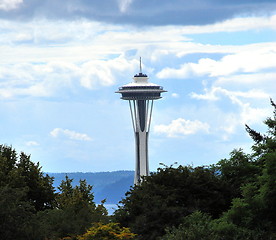 Image showing Seattle space needle.