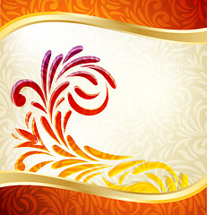 Image showing Abstract floral background