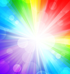 Image showing Rainbow background