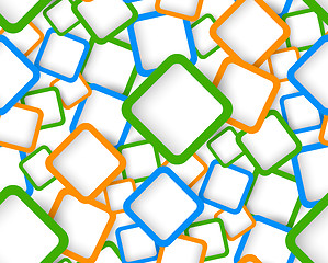 Image showing Seamless pattern with squares