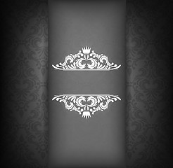 Image showing Damask design template