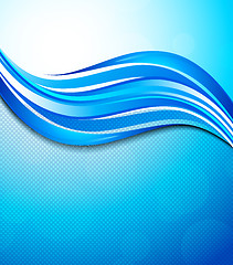 Image showing Abstract wavy background