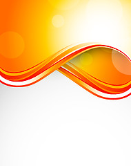 Image showing Abstract orange background