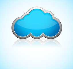 Image showing Blue cloud