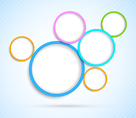 Image showing Background with circles