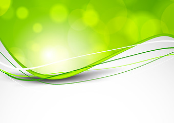 Image showing Abstract green background