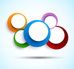 Image showing Background with colorful circles