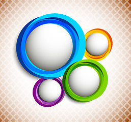 Image showing Background with circles